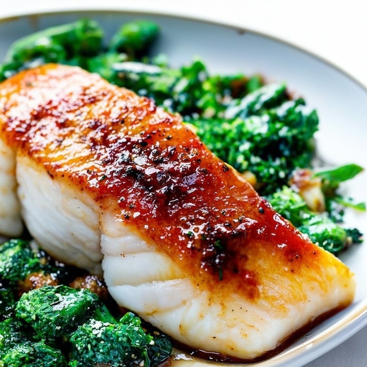Blue Apron-Style Miso-Glazed Cod