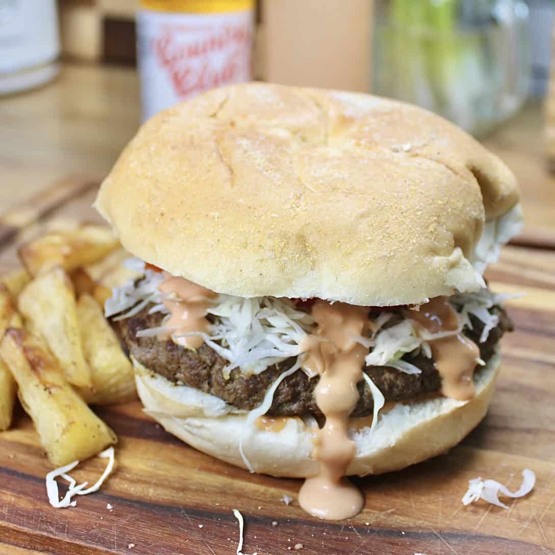 Boca Chica-Style Chimi Burger