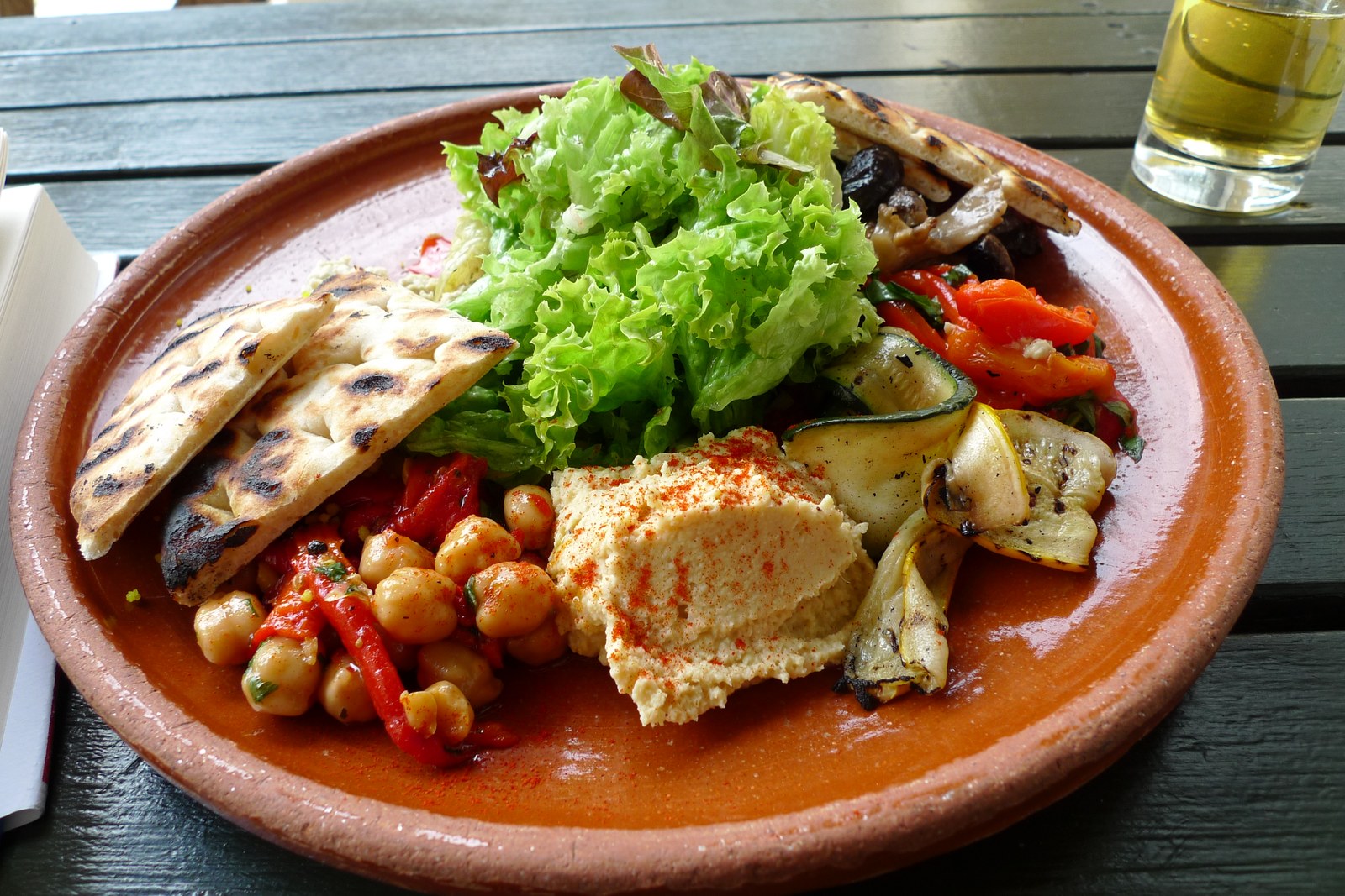 Cava-Style Roasted Red Pepper Hummus