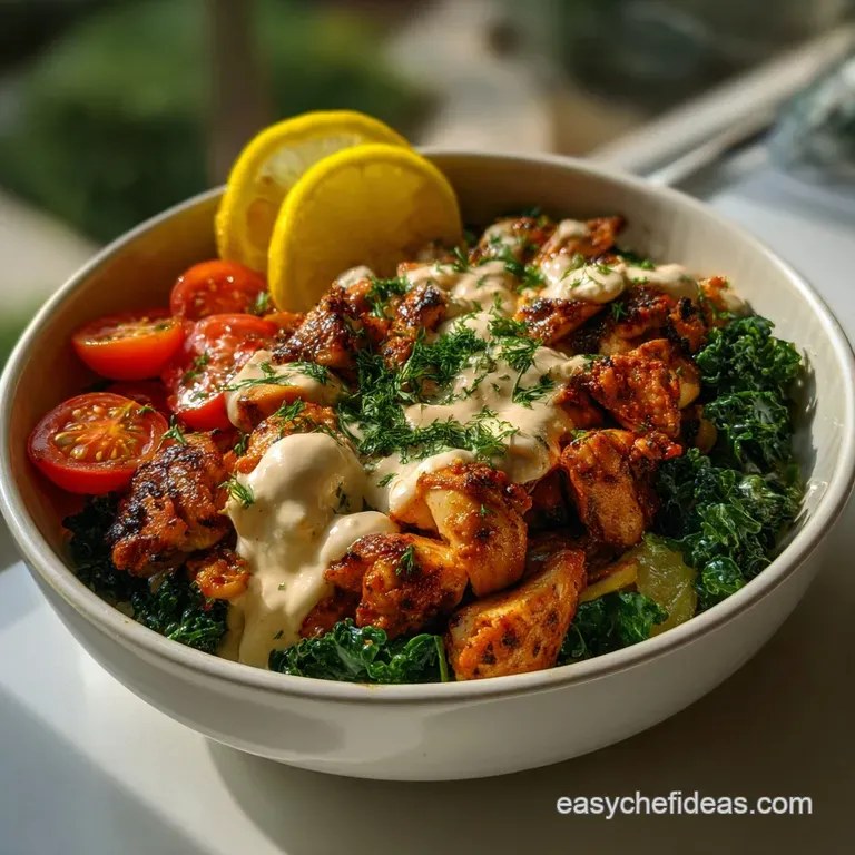 Cava-Style Spicy Harissa Chicken Bowl