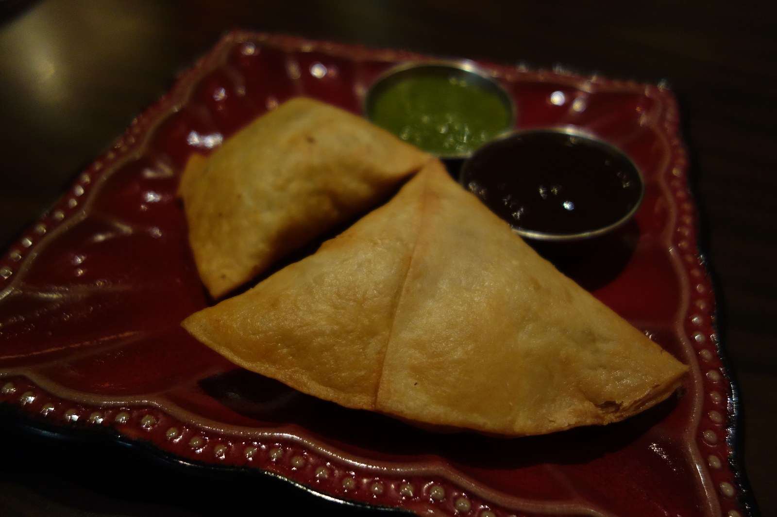 Chaat House-Style Vegetable Samosas