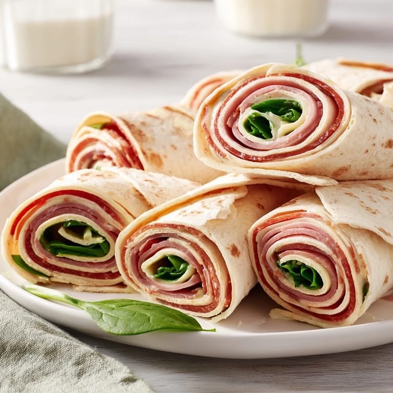 Costco-Style Turkey and Provolone Pinwheel Wrap