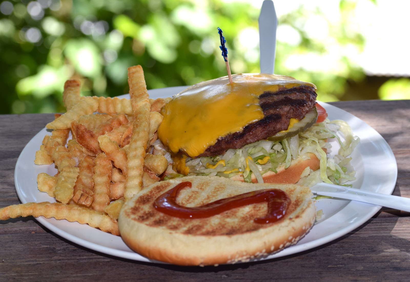 Five Guys-Style Cheeseburger