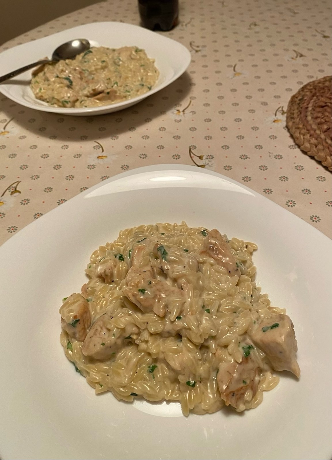 Green Chef-Style Mediterranean Chicken Orzo