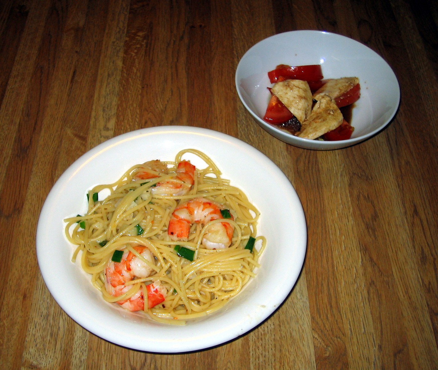 Green Chef-Style Zucchini Noodle Shrimp Scampi