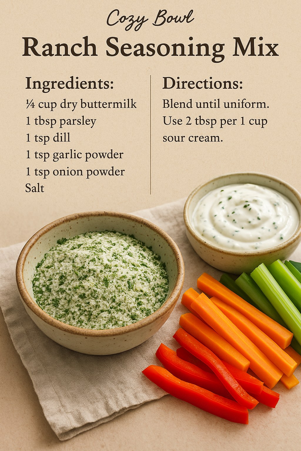 Homemade Ranch Seasoning Mix