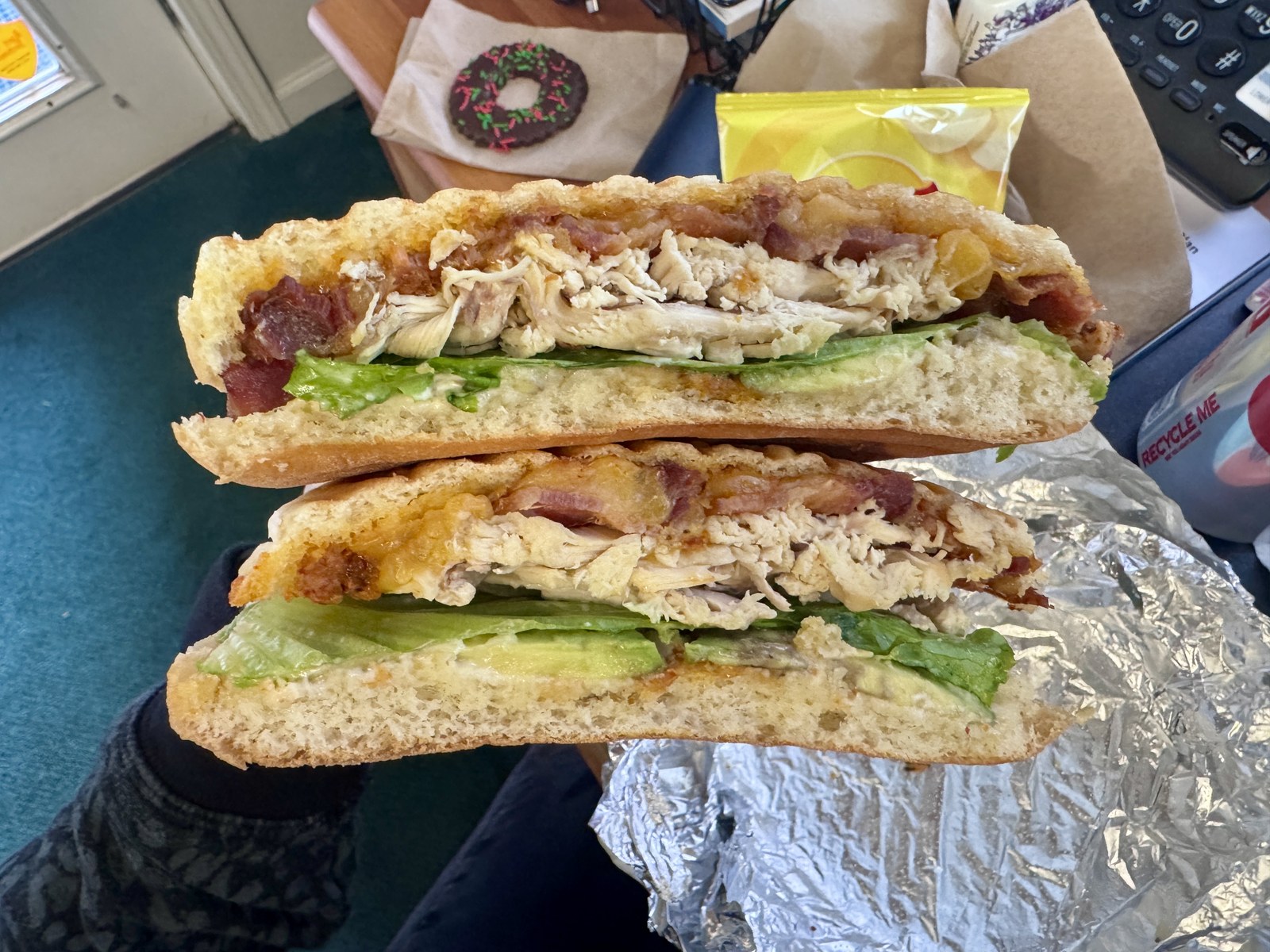 Pret A Manger-Style Chicken Avocado Sandwich