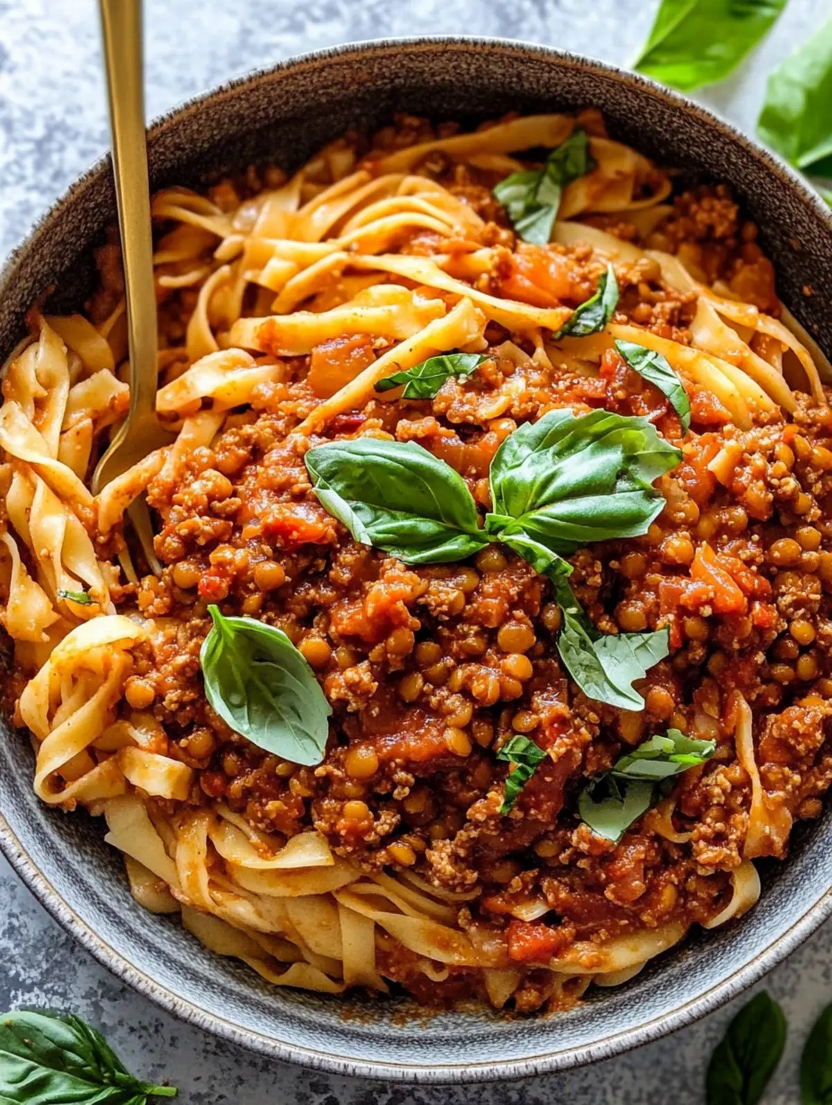 Purple Carrot-Style Lentil Bolognese