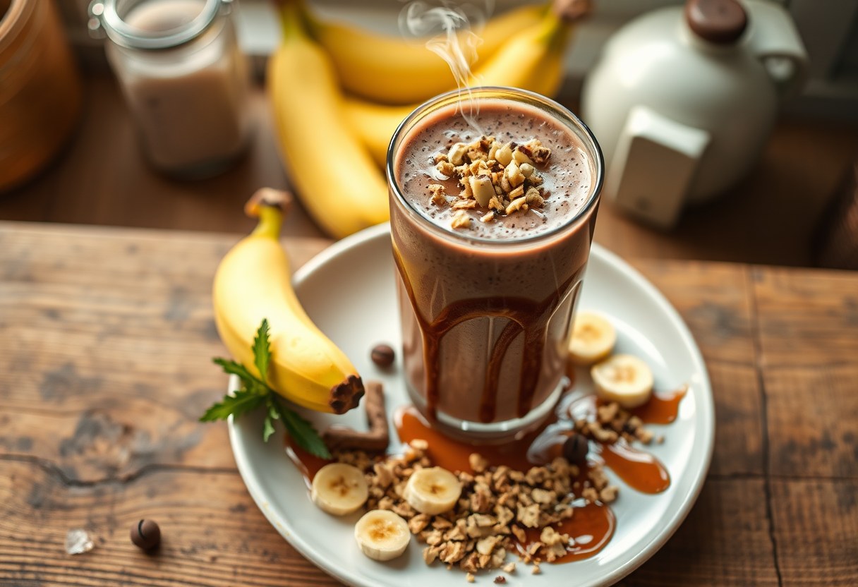 Smoothie King-Style Banana Power Smoothie
