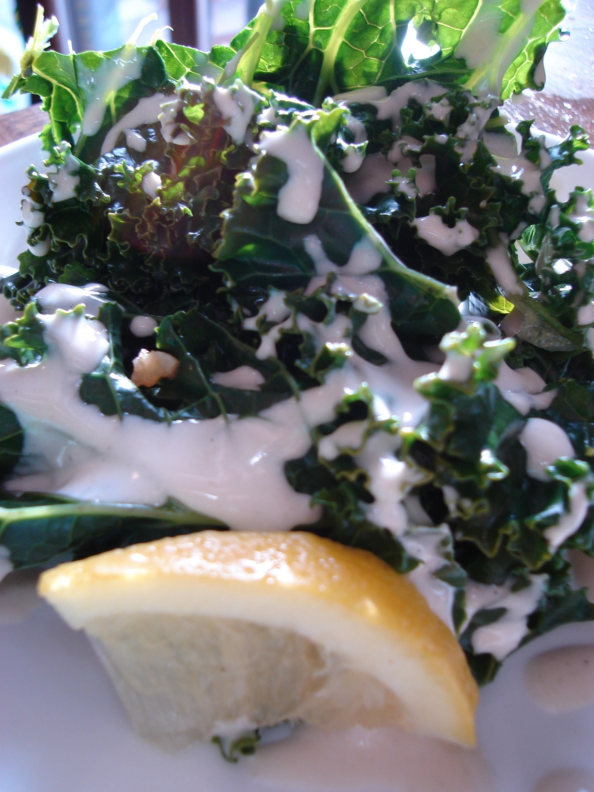 Whole Foods-Style Lemon Tahini Kale Salad